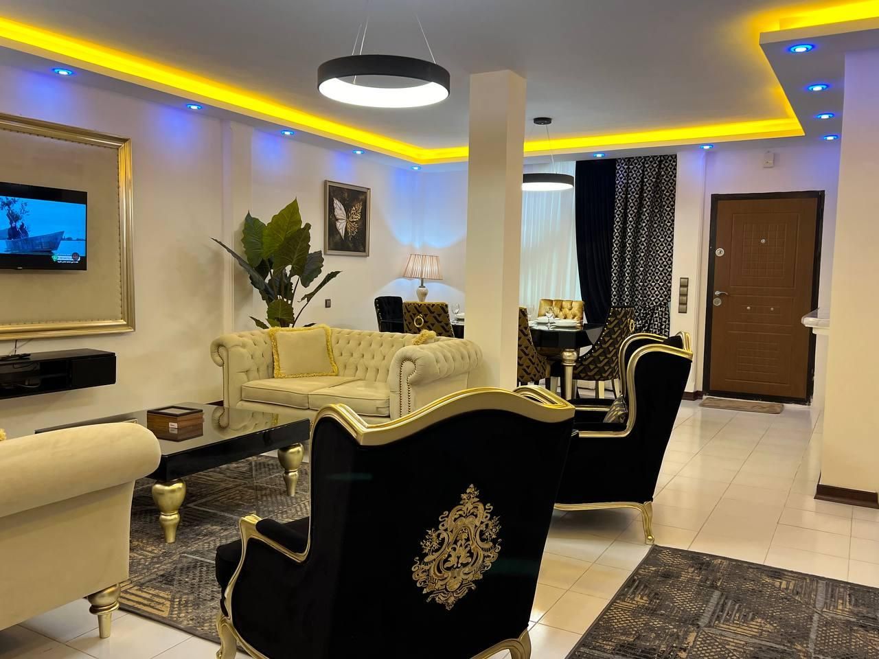 تصویر آپارتمان مبله ۱۴۰م ۳خ نوساز شهرک غرب/ بدون بیعانه