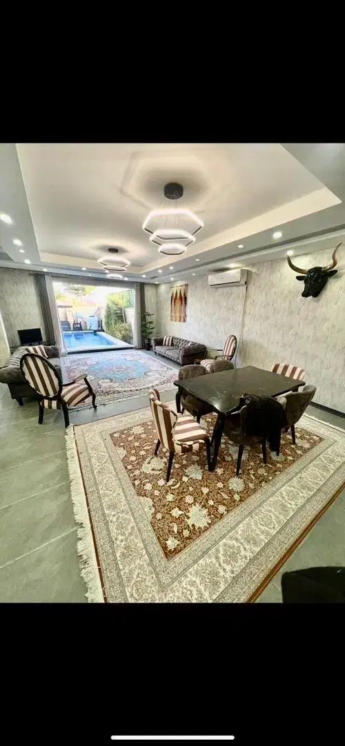 تصویر ۱۶ از اجاره باغ&zwnj; ویلا دوبلکس لوکس استخر آبگرم سالن بزرگ