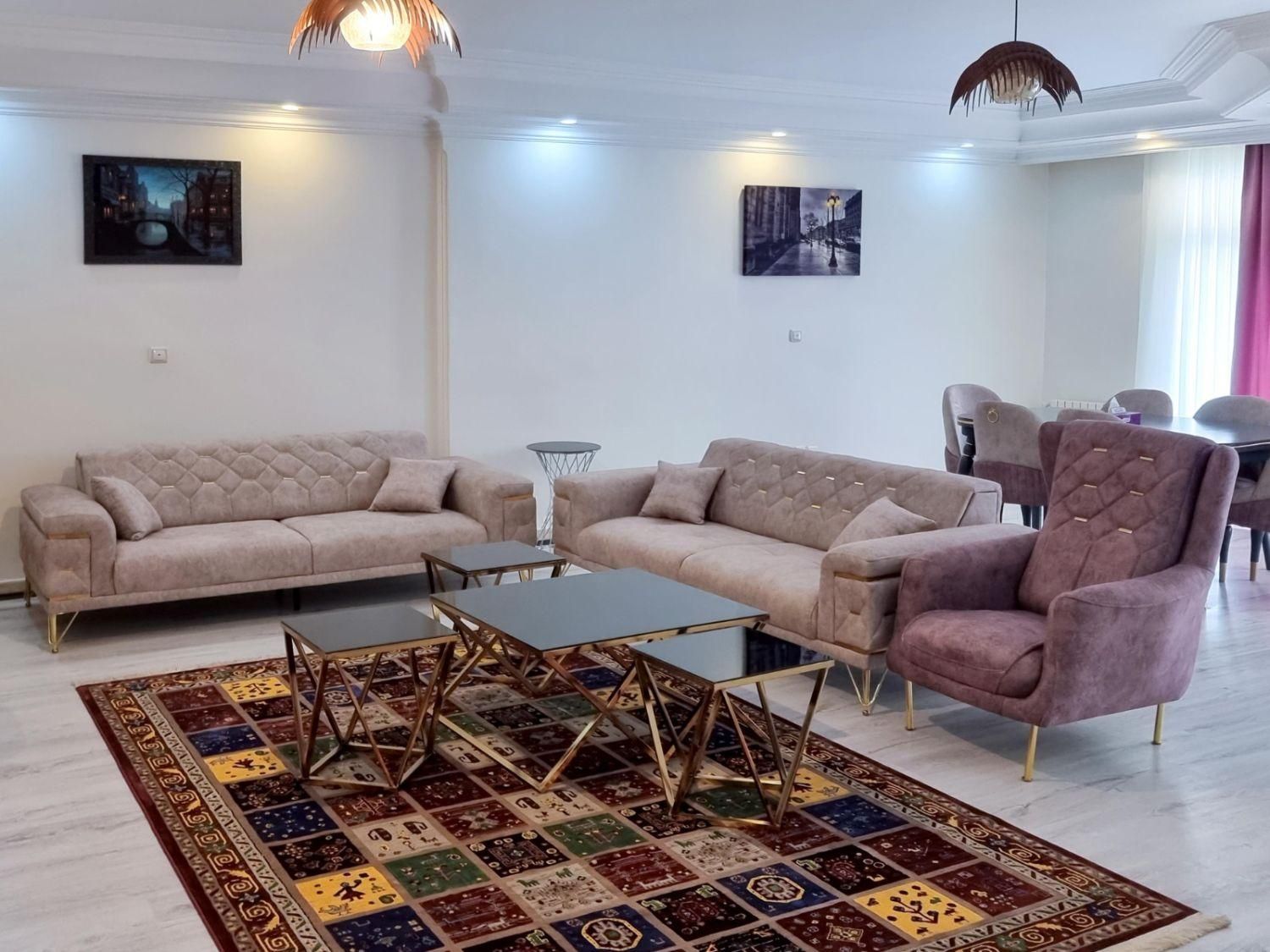تصویر اجاره آپارتمان مبله ۱۳۰م ۲خ / بدون بیعانه